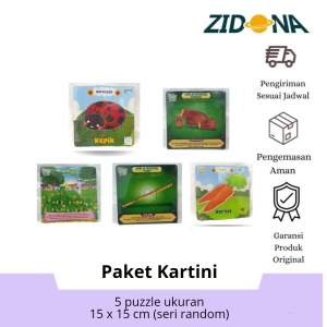 Paket Bundling Puzzle Kayu Anak 1 - Edisi Hari Pendidikan Nasional
