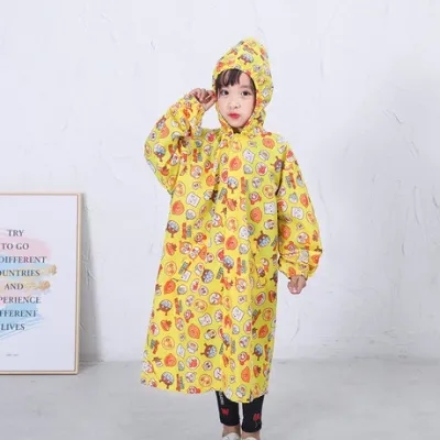 Áo Mưa Trẻ Em Vải Dù Bít 2 Bên Từ 6 Đến 9 Tuổi