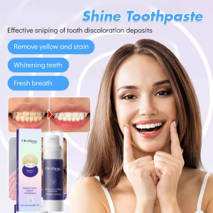 whitening toothpaste Teeth Shine Toothpaste Reduce Tooth Stains Plaque Remover fresh breath cleaning oral health whitening teeth home pack
