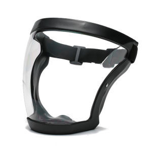 Transparent Full Face Shield Splash-proof WindProof Anti-fog Mask Safety Glasses Protection Eye Face Mask with Filters