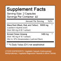 Mulittea Maca Root Extract Capsules 120pcs Korean Panax Ginseng Stress Relief Boost Stamina, Performance, Energy, Muscle Gain & Workout Kapsul Ekstrak Akar Maca Panax Ginseng Korea Pereda Stres Meningkatkan Stamina, Kinerja, Energi, Penguatan Otot&Latihan. 