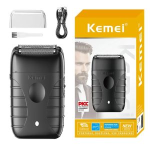 Kemei KM-T95 Reciprocating Twin Blade Mini Shaver Rechargeable Portable Electric Shaver For Men Beard Trimmer Shaving Machine