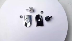 ชิ้นส่วนปรับแต่ง สกรู Harley XL883/1200 น็อตเบาะนั่งด้านหลังแบบปลดเร็ว CNC น็อตอลูมิเนียมอัลลอยด์ 6mm ทรงกลม