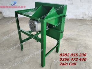 Máy chuyên băm cỏ voi thái chuối rau các loại động cơ 15kw(2hp) dây đồng