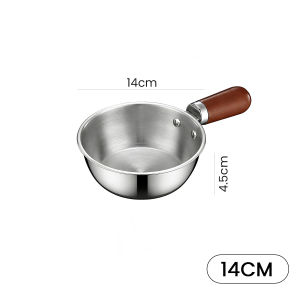 Nipiin Stainless Steel Instant Noodle Pot Multi-use & Durable Quick Heating for Daily Cooking