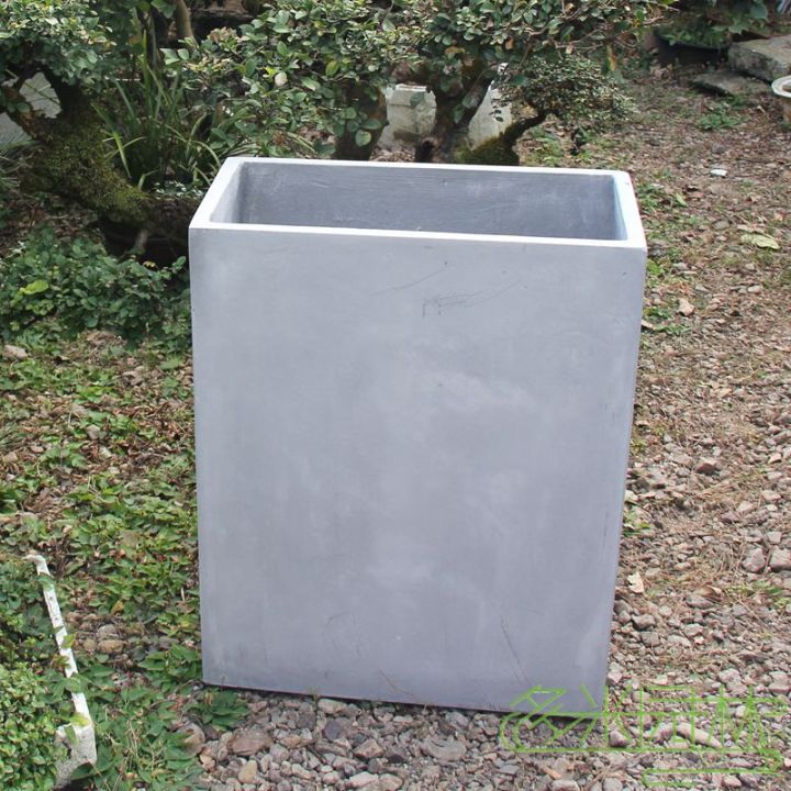 Outdoor Large Cement Flower Pot Rectangular Extra Large Creative Floor