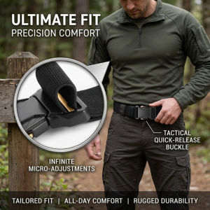 🔥 Waist Belt Buckle / Insert Buckle Belt / Wear-resistant / Fashion Military Police / Pure Black / Army Green / Lightweight Flexible / Home Daily Use Elastic Belt With Insert Buckle