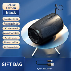AI smart Audio Subwoofer  Wireless Speaker Bluetooth Speaker Good Bass Portable Subwoofer Karaoke  Car FM Radio Music Player Charge kotak speaker keras
