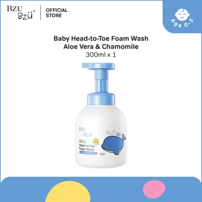 BZU BZU Head to Toe Foam Wash Aloe Vera & Chamomile Bundle Deals (300ml)
