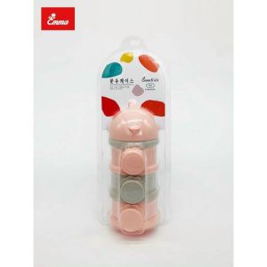 Bình chia sữa Emma kids 3 tầng bình chia đồ ăn cao cấp tiện lợi cho mẹ và bé có 2 màu Xanh và Hồng