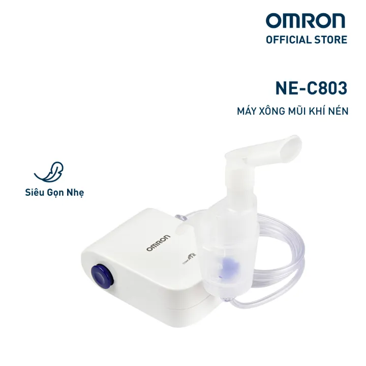Máy Xông Khí Dung OMRON NE-C803 - Trọng Lượng Nhẹ 180g- Thương Hiệu Nhật Bản