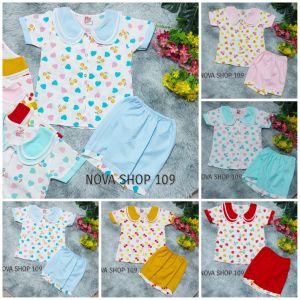 Bộ đồ bé gái chất lanh lụa mềm mịn từ 20-24kg đồ bé gái đồ ngủ bé gái đồ mặc nhà thời trang trẻ em NOVA Shop