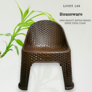 PLASTIC RATTAN DESIGN KIDDIE STOOL CHAIR / THICK STOOL / MAKAPAL/UPUAN/SILYA/JUNIOR RATTAN MONOBLOC MONOBLOCK STOOL