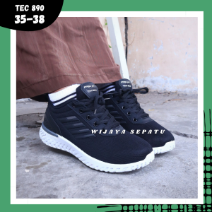 WIJAYA SEPATU - PROMO Sepatu Sekolah Anak PRO ATT TEC 35-43 - Sepatu Sekolah Hitam - Sepatu Sneakers Anak