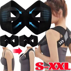Adjustable Back Posture Shoulder Clavicle Support Correction For Men Women Correction Belt Upper Neck Brace Stretcher Posture Humpback Orthosis