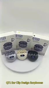 หูฟังบลูทูธไร้สายแบบหนีบ OWS พร้อมหน้าจอดิจิตอลสำหรับการ เพลง และกีฬา