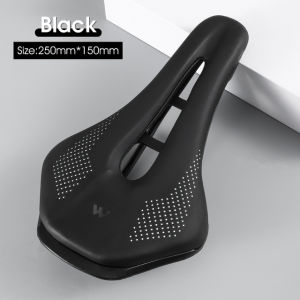WEST BIKING Bicycle Saddle MTB Mountain Cushion Road Racing Bike Seat Soft PU Leather Hollow Breathable Cushion Cycling Part Accessories