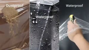 Stretch Film 20 Microns Industrial Grade Packaging Wrap Plastic Film (25cm x 550m 50cm x 550m)