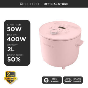 ECOHOME ELS 777 RICE COOKER LOW SUGAR Nasi Lebih Sehat - 2 Liter