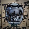 Helm TSR Ram 4 HITAM Glass Black Original Half Face TSR Helmet Ram4. 