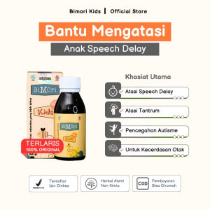 Bimori Kids Herbal Anak Terlambat Bicara Cegah Speech Delay & Tingkatkan Kecerdasan Otak Anak