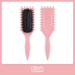 Defining Curls Bristle Hair Brush Convenient to Use Portable Curl Defining Brush Hair Stylishing Tool Bounce Curl Brush Styling Brush Curly Fluffy