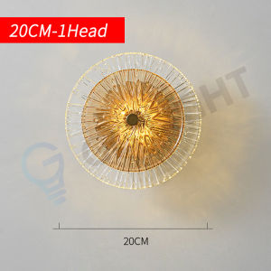 Modern Light Luxury Crystal Wall Lamp Living Room Tv Background Wall Decorative Lamp Simple Creative Aisle Bedroom Bedside Lamp