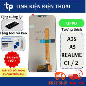Màn Hình OPPO A3S / A5 / REALME C1 / REALME 2 Zin (Tặng cường lực keo dán & chọc sim)