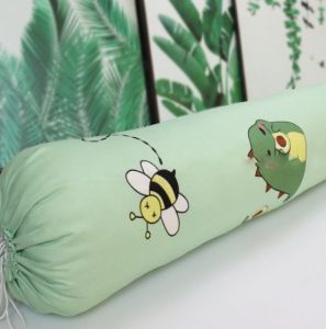 Vỏ gối ôm cotton poly mềm mịn siêu rẻ mẫu bò hồng