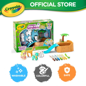 Crayola Scribble Scrubbie Safari Oasis Set For Kids Ages 3+