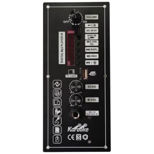 7.4V Amplifier Board Square Dance 30W Speaker Amplifier Support Bluetooth AUX U-Disk Recording 5-8Inch Speaker Home Theater DIY