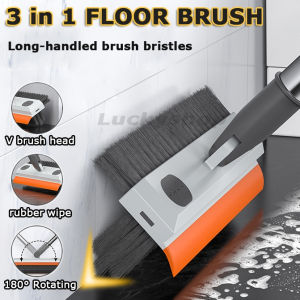 Toilet Brush 3 in 1 Toilet Bowl Cleaner Wall Mounted Brush Holder detailing brush bathroom cleaning