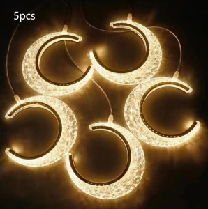 Creative Wedding Props Acrylic Moon Pendant Shell Love-Shaped Ceiling Decorative Lamp Wedding Welcome aArea Pendant  New Creative Wedding Props Stars and Moon Hanging String Acrylic Oval Ceiling Wedding Hall Hotel Decoration Lamps