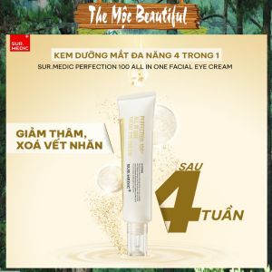 Kem Dưỡng Mắt Sur.Medic™ Perfection 100 All In One Eye Cream: giảm nhăn xóa thâm làm đầy nếp nhăn và sáng vùng da mắt