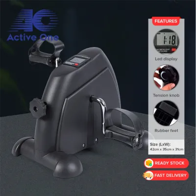 ACTIVEONE Small Exercise Bike For Leg Arm Cycling Exerciser With LCD Monitor - Fulfilled By ACTIVEONE