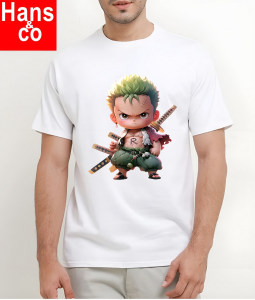 Kaos Pria 3 Dimensi Motif Zorro 2 Tshirt Oblong Katun 24s H0175 By Hans & Co