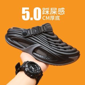 Free Shipping MenS Summer Breathable Non-Slip And Odor-Resistant Slip-On Sandals Designed For Driving Outdoor Activities And Casual Wear