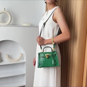 Beg Kulit Platinum Kelly Beg KellyBags Beg Tangan Silang Salib Sebelah Bahu Berfesyen dan Mudah Dipadan Baru