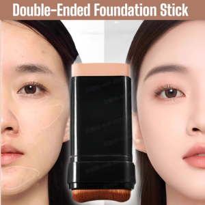 Double-Ended Foundation Stick Natural Cover Waterproof Foundation Tone Up Skin Tone