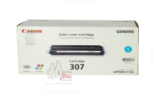 Canon Cartridge-307 Bk  C  M  Y หมึกแท้ lbp5000  lbp5100  cart 307