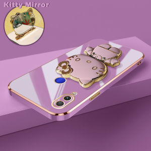 Casing Ponsel untuk Xiaomi Redmi Note 7 Pro 7s Note 8 Pro 8T Note 9 Note 4 4X 5 Pro 6 Pro 10X 4G Case pelindung Kesing HP lensa kamera Gel silika Softcase lapisan batas Phone Stands pola kucing warna-warni Casing