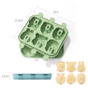 STAR FRUIT Khuôn kem que bằng silicon dùng cho thực phẩm để làm kem tự làm và kem que