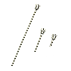 2Pcs Thermowell Thermocouple Thermopocket for Temperature Sensors Probe 50/100/300mm Stainless G1/2 Weldless Thermowell