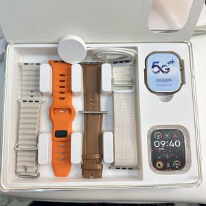 Ultra 3 Ai 5G นาฬิกาข้อมือ Smart watch ULTRA 5G กล้องหมุนได้ จอ Super AMOLED 49 mm ดูหนัง ฟังเพลง วิดีโอคอล ความจำ 32GB
