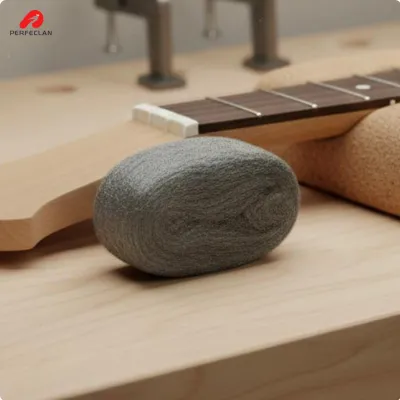 Soft and Flexible 00000 Grade Steel Wool Abrasive Material for Luthiers Guitarists Woodworking