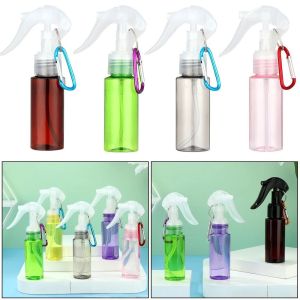 60ml Reusable Portable Hook Bottle PET Spray Bottle Travel Holder Keychain Carrier