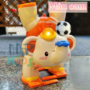 Đồ chơi voi thổi bóng cá thổi bóng bay kèm nhạc và đèn vui nhộn cho bé