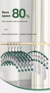 Drying Rack Hangs Anything Traceless Clothespin Efficient Drying Soft Rubber Protection