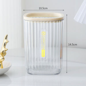 【Ready Stock】Transparent Desktop Trash Can Luxury Car Paper Basket Household High Appearance Level Kitchen Countertop Table Bedroom Bed Waste Bin