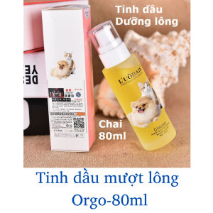 Tinh dầu mượt lông siêu bóng lông cho thú cưng Orgo-60ml